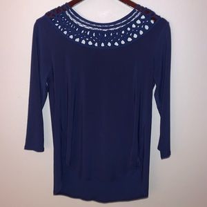 Navy Blouse